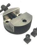 4 Inch Rotary Milling Table For Indexing Precision With Horizontal And Vertical Setup, 100 Mm Round Vise Included, M6 Clamp Kit