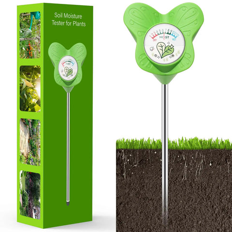 Soil Moisture Meter For Indoor Plants And Garden Beds No Battery Needed Easy To Use Plant Water Meter With 12 Scale Readout