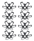 8 Pack LED Garage Light 180W 18000LM 6500K Beast Mode Bright Daylight Shop Ceiling Lights With 6 Adjustable Panels E26 E27