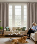 Pinch Pleated Blackout Curtains For Bedroom And Living Room, 2 Panels 40 Inches Wide By 84 Inches Long, Linen Look Thermal Insulated Light