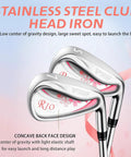 Womens 4 Piece Golf Club Set Right Handed With Lightweight Graphite Shafts Easy Handling With Soft Grips Iron Clubs