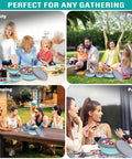 Collapsible Silicone Bowls Set Of 3 With Lids BPA Free Food Grade Camping Dinnerware for family, picnic, camping, and party events.