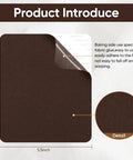 Self Adhesive Couch Patch Repair Fabric Kit With Six Patches For Sofa And Chair Upholstery And Car Seats Quick Fix Durable Elastic Backing Covers Wear Instantly Dark Brown
