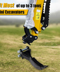 Mini Excavator Quick Change Hitch For Small Diggers Up To 3 Tons Mechanical Quick Coupler for fast swaps with buckets