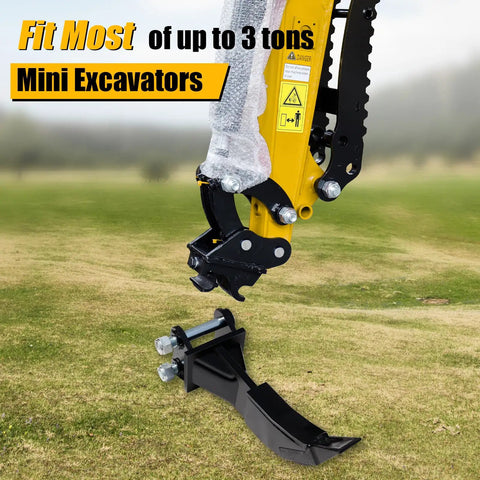Mini Excavator Quick Change Hitch For Small Diggers Up To 3 Tons Mechanical Quick Coupler for fast swaps with buckets