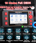 NT604 OBD2 Scanner Diagnostic Tool With ABS SRS Engine And Transmission Diagnostics interface display screen
