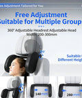 Stylish Thickened Memory Foam Car Headrest Pillow For Mini John Cooper Works Electric 2025 with 360° adjustable headrest.