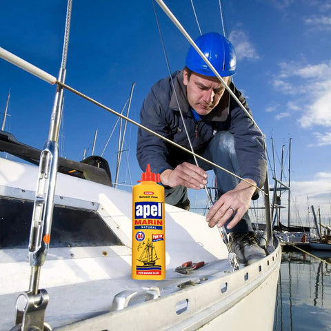 Heavy Duty Waterproof Polyurethane Glue For Boats And RVs 20.3 Fl Oz Marine Adhesive Natural PU Bond For Above And Below The Waterline