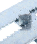 Close-up of Heavy Duty Sectional Sofa Connectors 4 Pack Interlocking Alligator Style Couch Couplers with metal teeth detail.