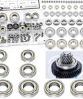 70 Piece Ball Bearings Set Pro Grade For 3D Printers Skateboards And Furniture Wheels With 10 Sizes Deep Groove Carbon Steel Bearings 693ZZ 623ZZ 624ZZ 685ZZ 687ZZ 627ZZ 608ZZ 6000ZZ 6903ZZ 6203ZZ, assorted bearings in organizer