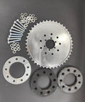44 Tooth Sprocket And Clamp Assembly With 6 Hole And 9 Hole Pattern For 66cc 80cc Gas Motor Engine Kit Easy Install Set