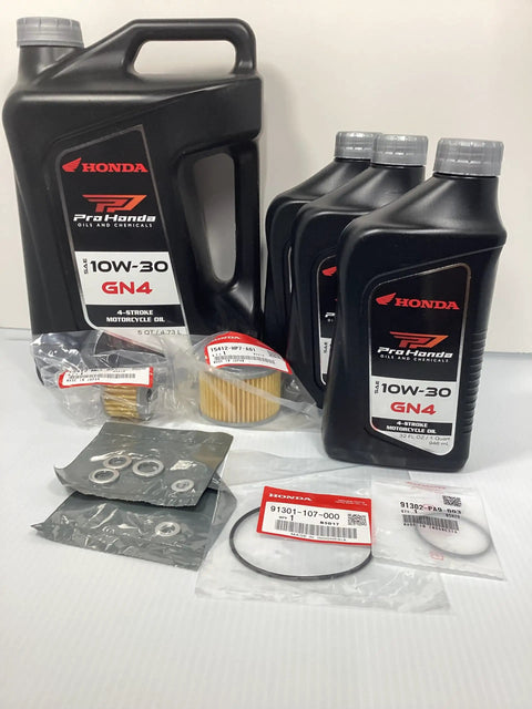 Honda Pioneer 1000 SxS Full Service Kit 2015 2025 Oil Change Pack With Air Filter Gear Oil Drain Washers Transmission Oil Filter