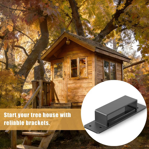 Floating And Fixed Tree Bracket System For 1.25 Inch Support, UHMW Bearing Surface, Dual Side Screw Holes For Secure Tree Mounts, Durable 1.25 Inch Bolt Or Connector Compatibility