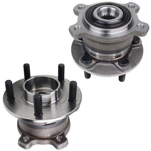 Rear Wheel Bearing And Hub Assembly For AWD Ford Escape 2013 Through 2018 And Lincoln MKC 2015 Through 2019 Two Pack With ABS 5 Lug