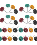 Kick Your Projects Into High Gear With This Epic 40-Piece Buffing Wheel Set For Drills featuring colorful nylon fiber buffing wheels.
