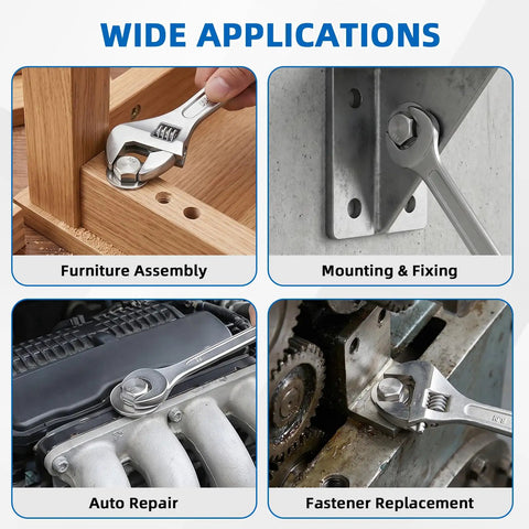 Wide applications of Top Shelf 3/8 X 6 Inch Hex Head Bolts With Matching Hex Nuts And Thick Flat Lock Washers 18-8 Stainless Steel 304.