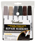 Knock Out Ugly Scratches With This Cool Tone Wood Stain Repair Kit Fast Touch Up Markers Restore Laminate Surfaces Effortlessly Quick Drying Oil Pens in a six marker pack.