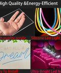 High quality acrylic and silicone LED light bars for It Was All A Dream Neon Sign For Bedroom Wall Decor LED Neon Light With Dimmer.