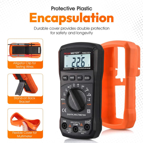 Auto Ranging Digital Multimeter For Grounding Tests On Sheets And Mats With No Guesswork Grounding Guide Carrying Case