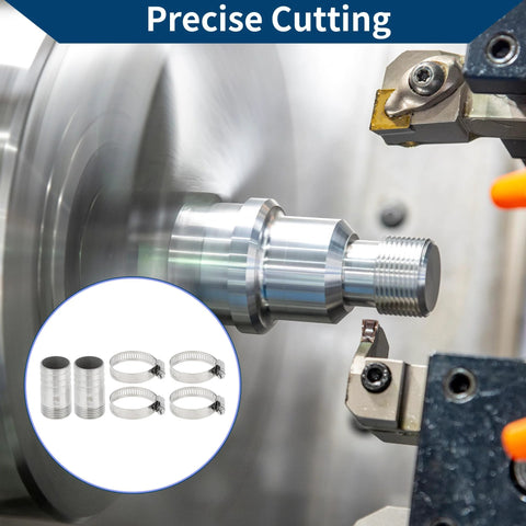 304 stainless hose barb fittings on machining tool, precise cutting