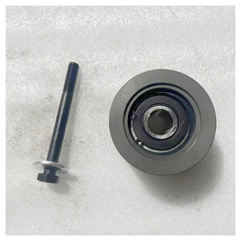 Idler Pulley That Fixes Your Engine Belt Noise For Isx15 Qsx15 And X15 Engines with mounting bolt and bearing detail.