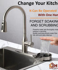 Person demonstrating Sink Bottle Washer For Quick Glass Cleaning In A Snap Bar Glass Rinser And Baby Bottle Cleaner Tool in kitchen