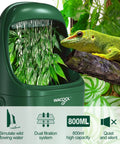 Automatic Reptile Water Dripper Keeps Your Herp Squad Properly Quenched With A Smooth Chameleon Drinking Fountain And Steady Drip System with green gecko.