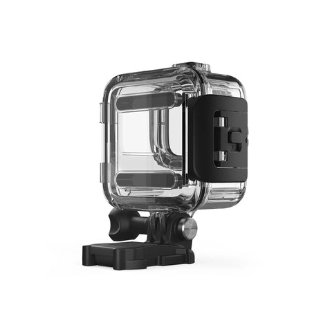Dive Housing For HERO11 Black Mini - 60m Depth, pressure-resistant case with flat glass lens, side view