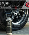 Graphene Tire Dressing for Deep Black Satin Finish, Non Greasy Car Detailing Solution, 16 oz bottle by car tire