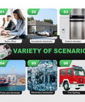 Variety of scenarios for using 100Amp 110V Automatic And Manual Transfer Switch For Home Use, including office and household setups.