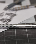 GraphGear 1000 Mechanical Pencil 0.5mm with Lead Hardness Indicator and Dual Action Retractor Black Barrel