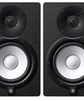 8-Inch Powered Studio Monitor Pair Bi-Amp 120W Total Output, 75W Low End And 45W High End, 38Hz To 30kHz Frequency Response, Black Finish