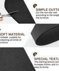 Two Pack 27.25 Inch Round Non Skid Rubber Furniture Pads For Recliners And Swivel Chairs Anti Slip Floor Protectors in use