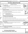 Installation guide for Center Hung Pivot Hinge For Interior Doors Up To 3 Ft 6 In By 8 Ft 6 In, 250 Lb Capacity, Satin Chrome Finish.