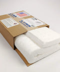Kickass Heavy Duty Ceramic Fiber Insulation Blanket One Inch Thick By Twelve By Twenty Four Inches in packaging.