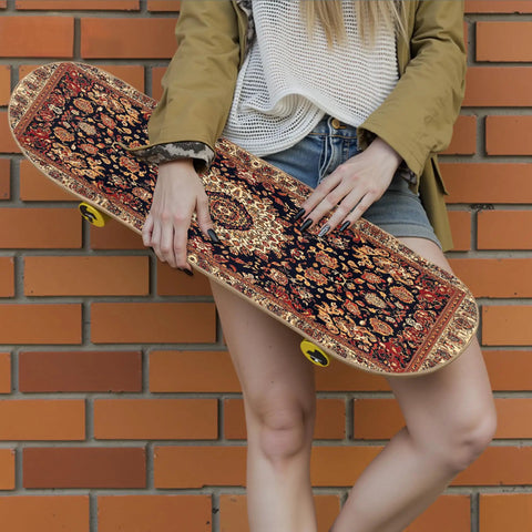 Vintage Brown Rug Grip Tape For Skateboard And Longboard Dope 33 By 9 Inch Non Slip Sandpaper Style Retro Aesthetic Grip Tape