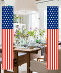 All American Outdoor Flag Banners For Patriotic Events And Holidays 4th Of July Decor Veterans Memorial Labor Day Election Day Porch Sign