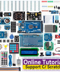All In One Electronics Starter Kit For Arduino Mega 2560 R3 And Nano, More Than 291 Components, 73 Tutorials With Tested Code