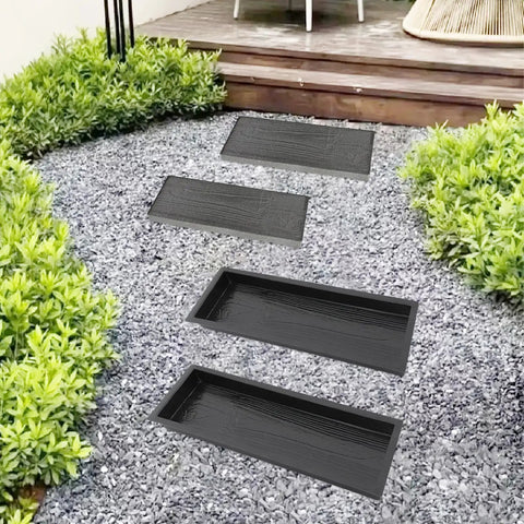 2 Pack Walk Path Maker Stone Mold Paving Paver Molds For Concrete Reusable Walkways For Patio Lawn Garden Easy To Use DIY Friendly