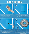 Steps to use Beast Mode Vinyl Glue For Inflatables And PVC Gear Waterproof Adhesive For Pool Liners Tarps Hot Tubs And Air Mattresses