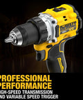 20V Max XR Brushless Cordless One Half Inch Drill Driver Tool Only With Anti Rotation System Dual Speed For Quick Heavy Duty Tasks Up To 109 Percent More Power