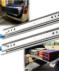 Beefed Up Heavy Duty Drawer Slides With Lock And Full Extension 850mm Metal Rail Guides 53mm Wide Durable Drawer Runners For Smooth Operation