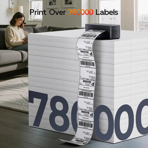 No Fuss Compact Wireless Thermal Label Printer For Quick Shipping And Packing 4X6 Sticker Generator printing address labels.