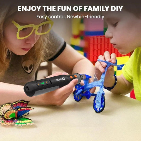 Lightweight Cordless Rotary Tool With Bright Led Halo And Fast Charge Battery Featuring Five Speeds At 28000 Rpm for detailed crafting with children.