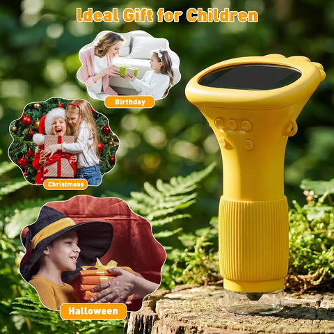 4K 1000X Digital Microscope For Curious Kids With 2 Inch IPS Screen Yellow Color Real 200-1000X Magnification, handheld