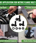 Metric Flange Bolt And Nut Kit 3200-Piece Hardware Assortment For DIYers And Tinkerers With Hex Flange Head Bolts Socket Button Head Bolts And Cap Head Screws M2 To M10 for auto repair, furniture assembly, and industrial use