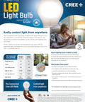 Awesome Alexa Compatible Dimmable Led Light Bulbs Soft White 2700K 60 Watt Equivalent A19 Shape For Indoor Use Works With Zigbee Hubs Like Echo And Smartthings Comes In Six Pack promo poster