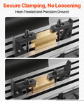 Bulletproof 58 Piece 5/8 Inch T Slot Clamping Kit With 1/2 By 13 Threads For Milling Machine showing secure clamping mechanism.