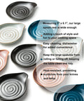 Porcelain Spoon Rest And Drip Tray For Multiple Utensils On The Stovetop Huge Capacity Go To Utensil Holder For Kitchen