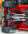 Stainless Steel Driveshafts For 1/18 RC TRX4M High Trail K10 F150, Scale Joint Design With D Shaped And Rounded Rectangle Holes